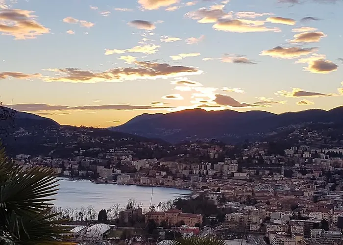 Sonniges Paradies Mit Seeblick Und Panoramaterrasse Apartamento Lugano